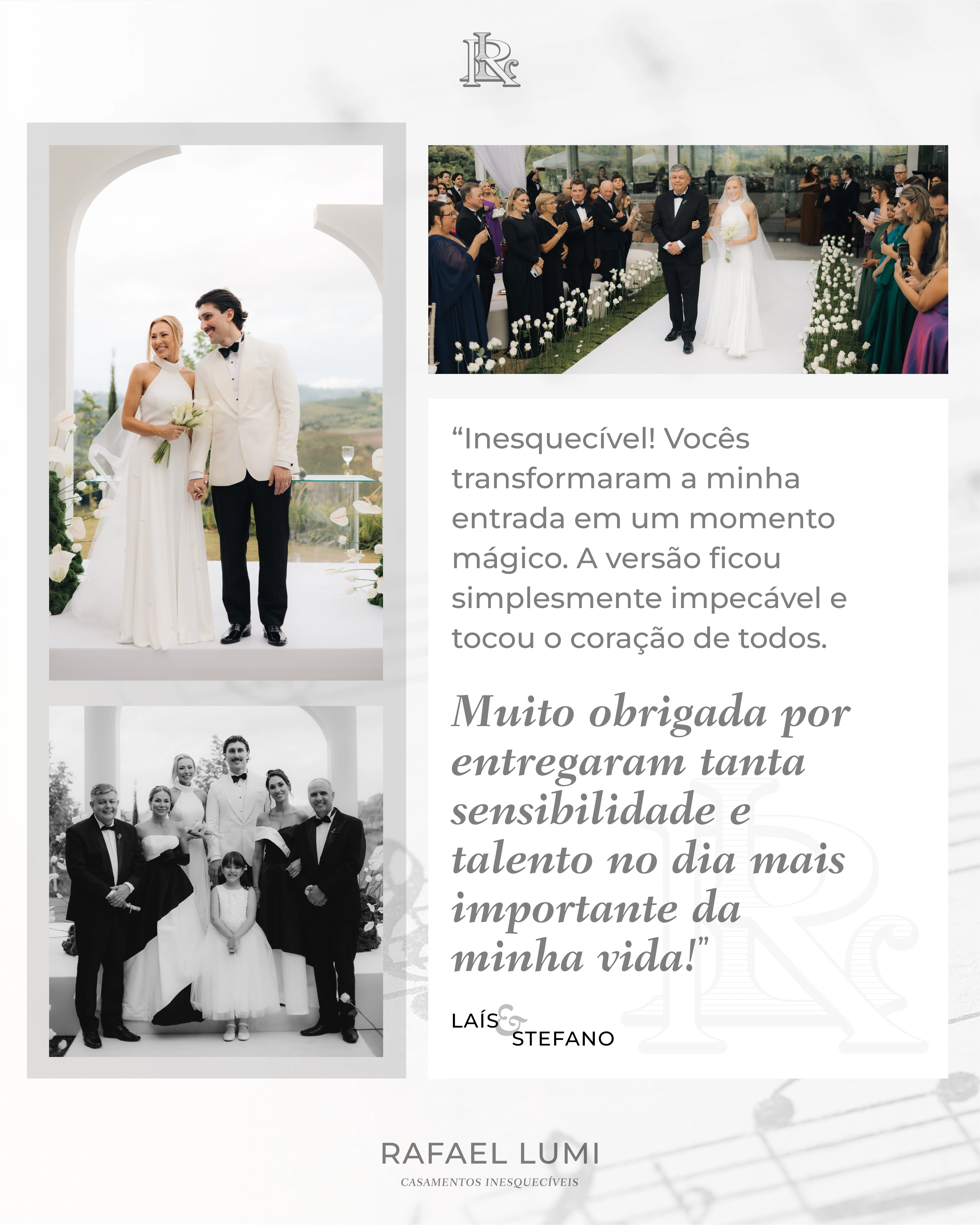 Depoimento Laís e Stefano